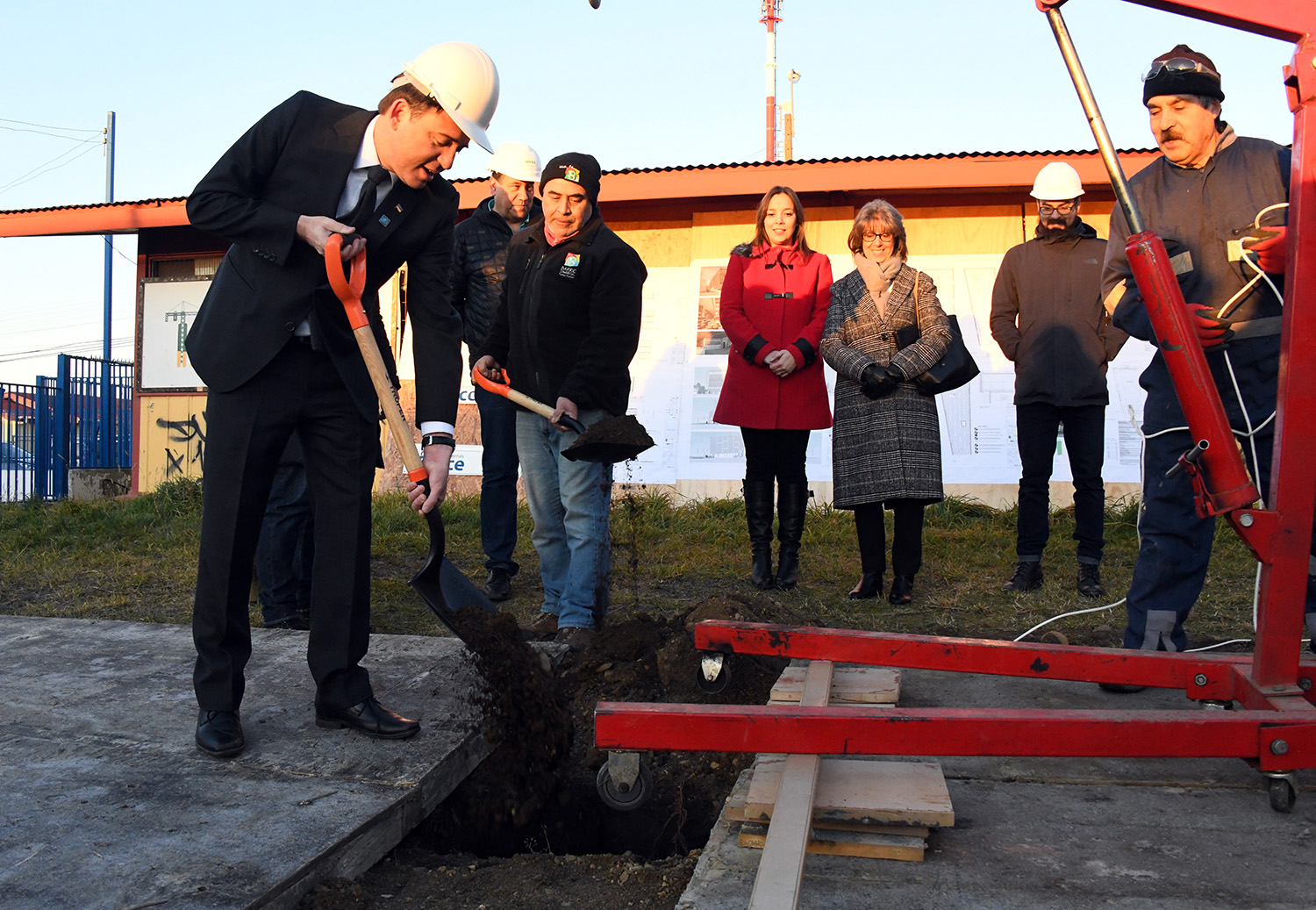 Municipio inició las obras para el nuevo centro cívico de la Población 18 de Septiembre