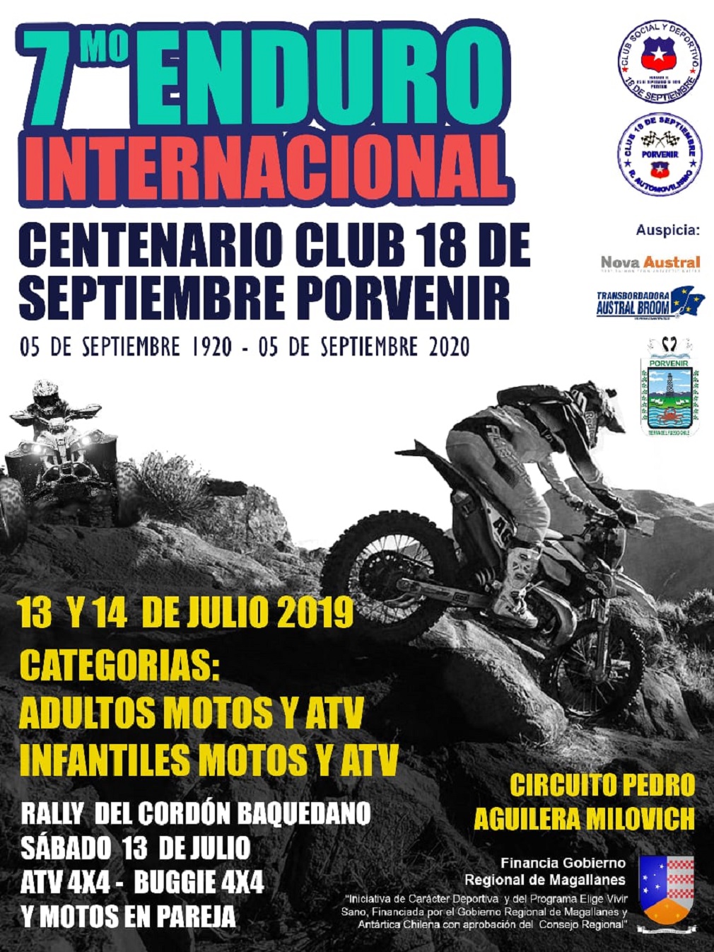 Anuncian 7° Enduro Internacional en Tierra del Fuego