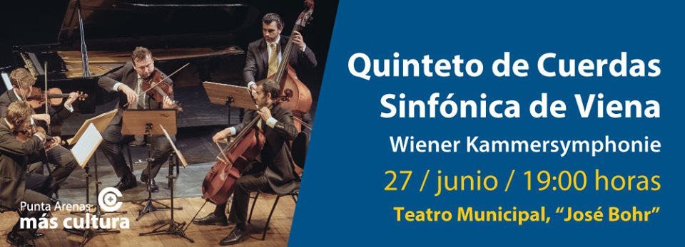 Quinteto de Cuerdas de la Orquesta Sinfónica de Viena se presentará en Punta Arenas