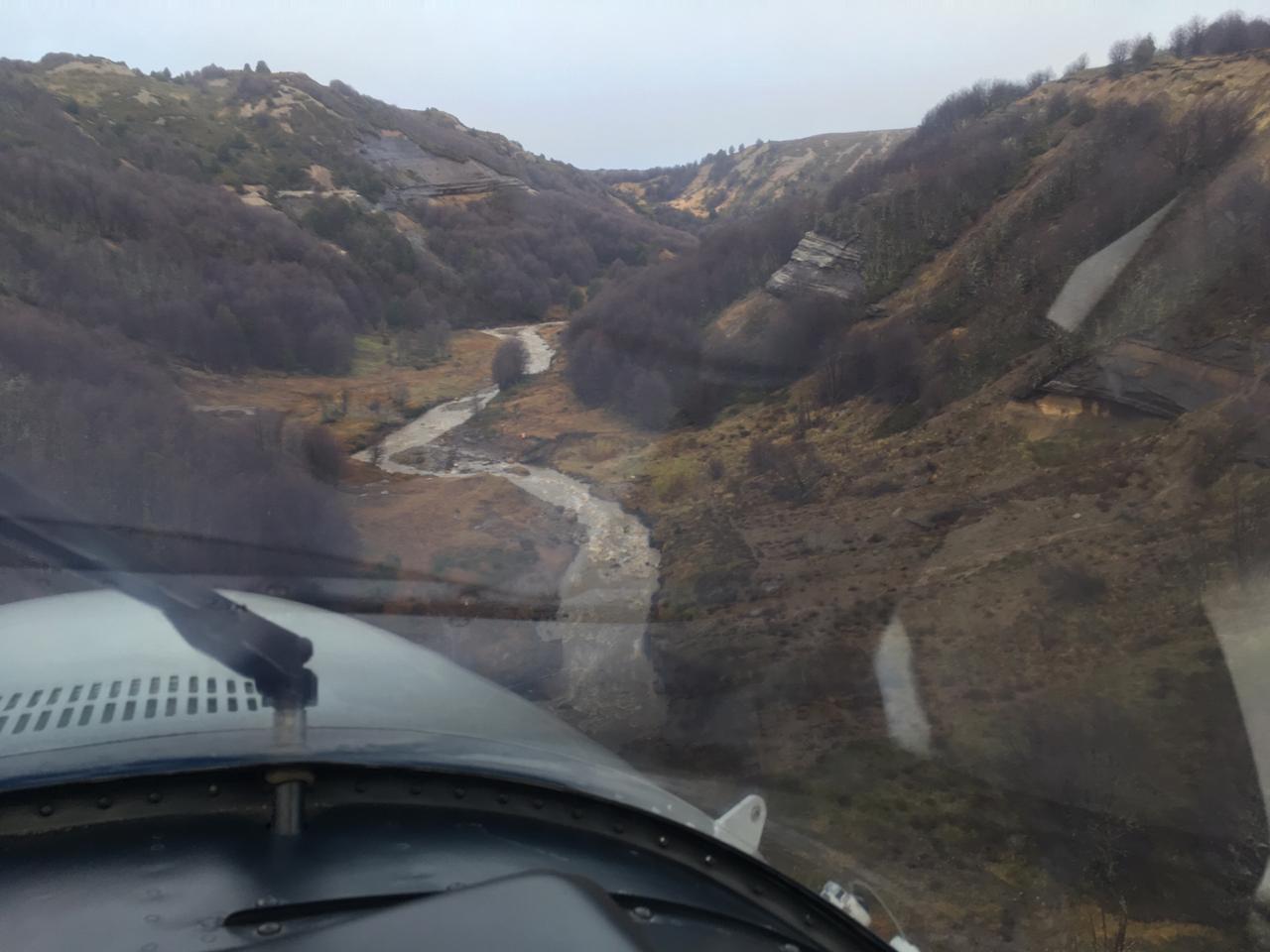 Sin resultados positivos termina el segundo día de búsqueda de una persona extraviada en la cuenca del Río de las Minas