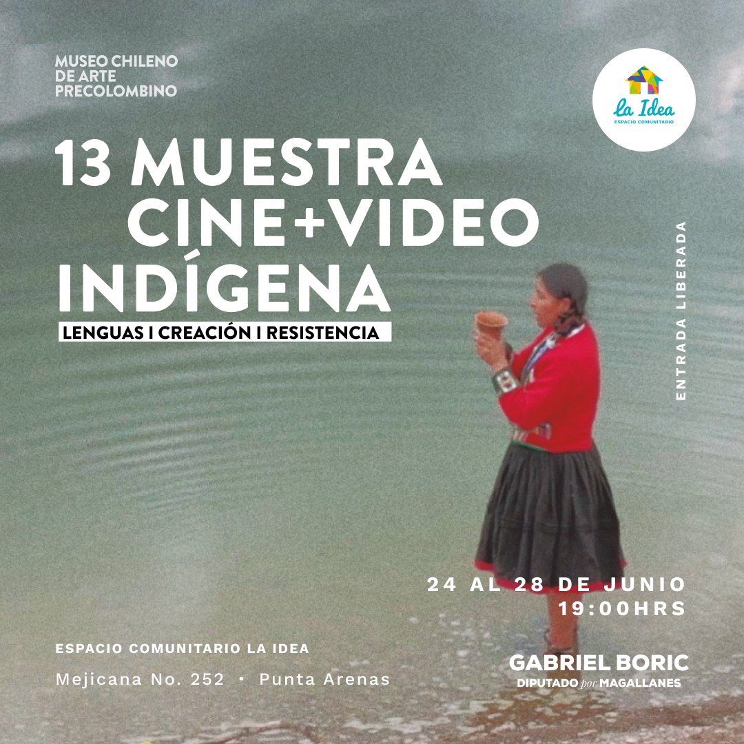 Con una Muestra Cine+Video Indígena celebra 13 años de trayectoria y llega por segundo año consecutivo al Espacio Comunitario La Idea de Punta Arenas