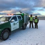 Carabineros reitera medidas preventivas para conducir en la nieve y escarcha