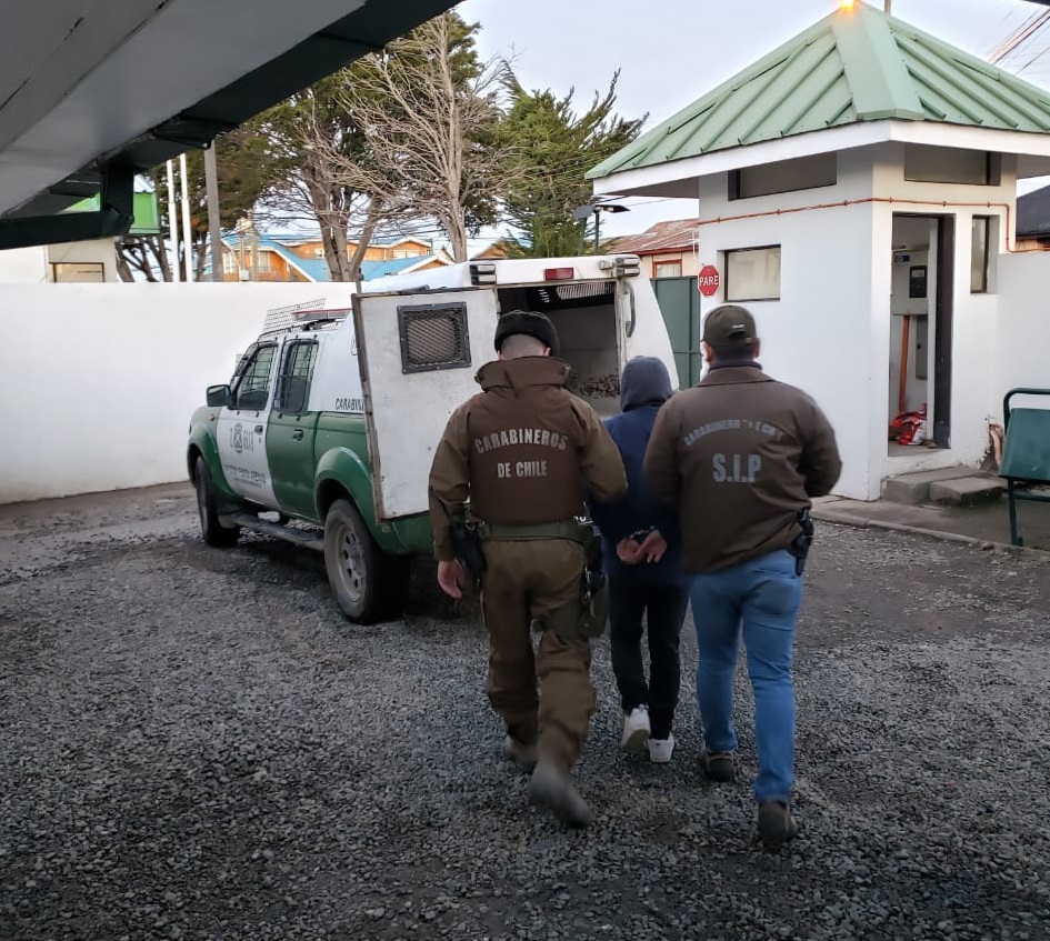 SIP de Carabineros captura presunto autor de robo con intimidación en sector Norte de Punta Arenas