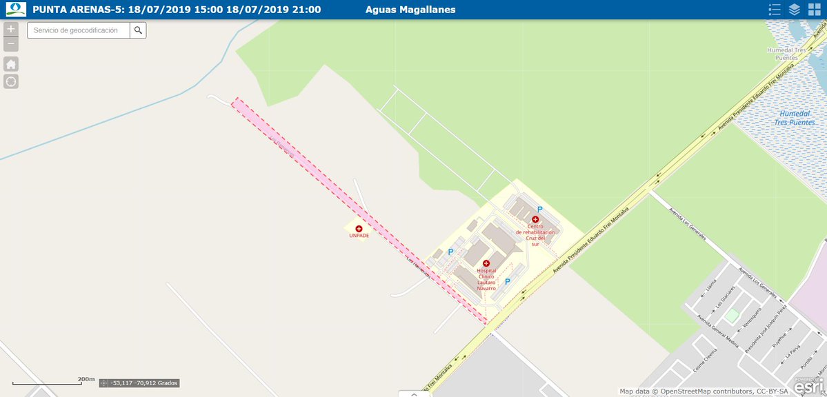 Corte programado de Aguas Magallanes hoy en Punta Arenas