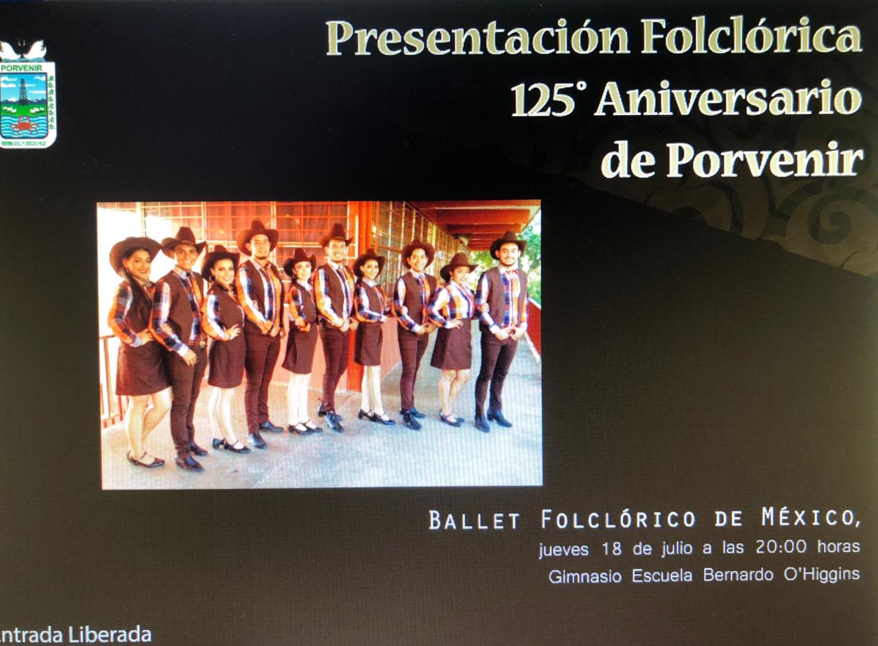 Ballet Folklórico de México se presentará en Porvenir