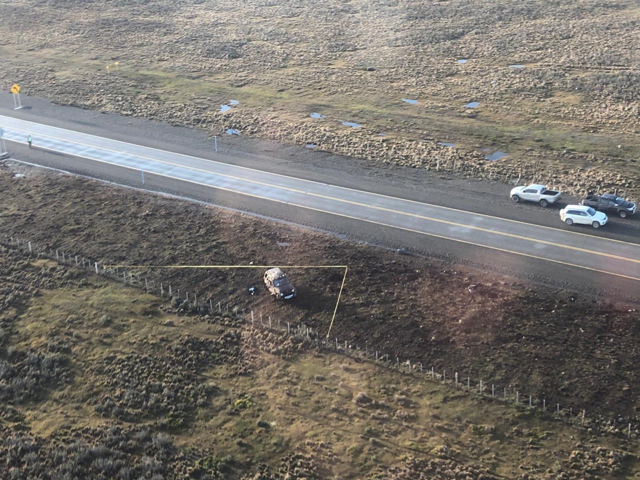 Una persona fallecida en accidente en la ruta Y 65, a 10 kilómetros de Porvenir