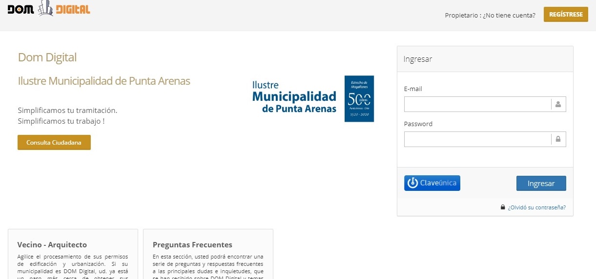 DOM Digital: más de 60 trámites en la Dirección de Obras Municipales en Punta Arenas podrán realizarse vía online