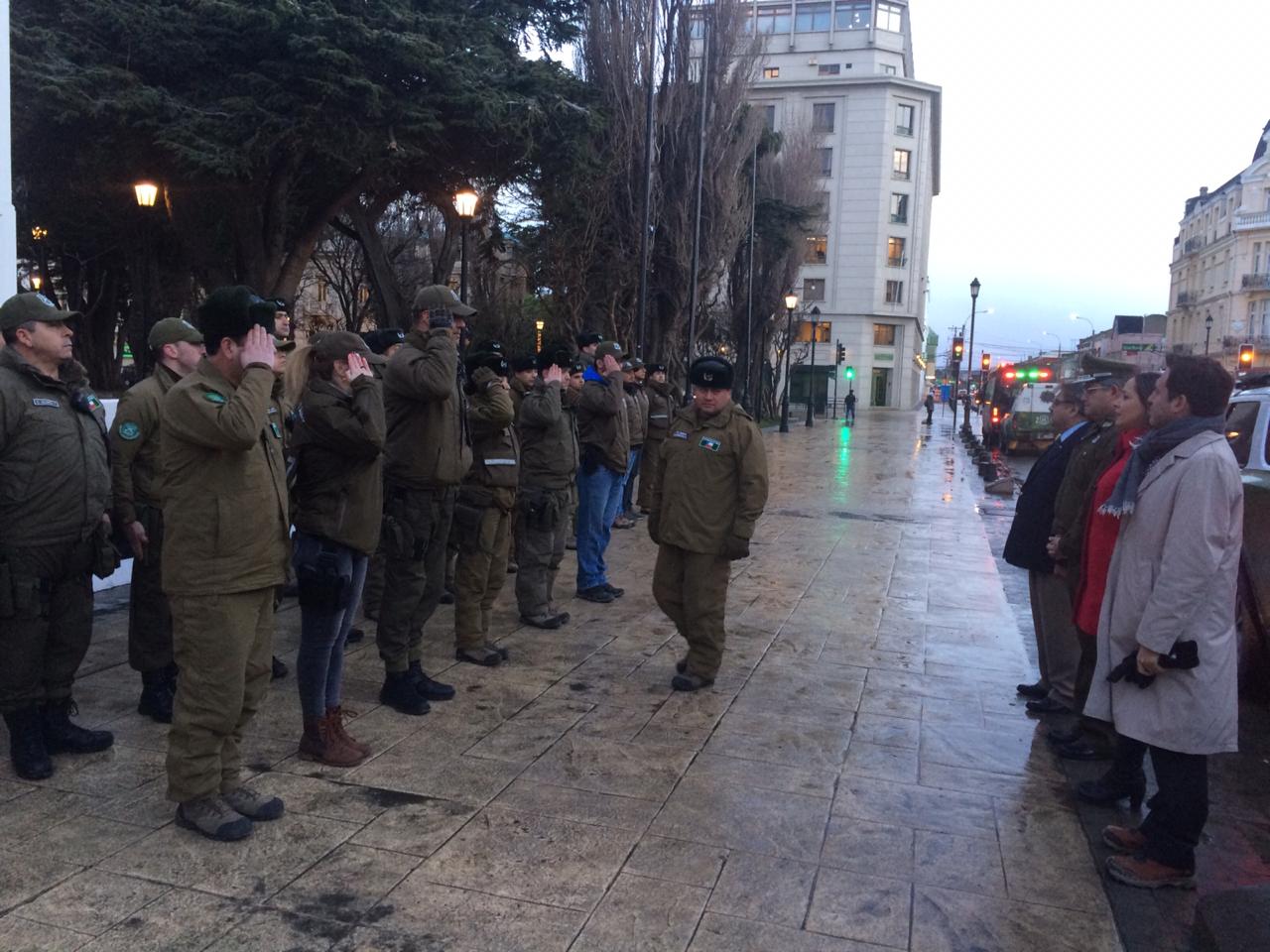 Carabineros inició en Punta Arenas su ronda mensual