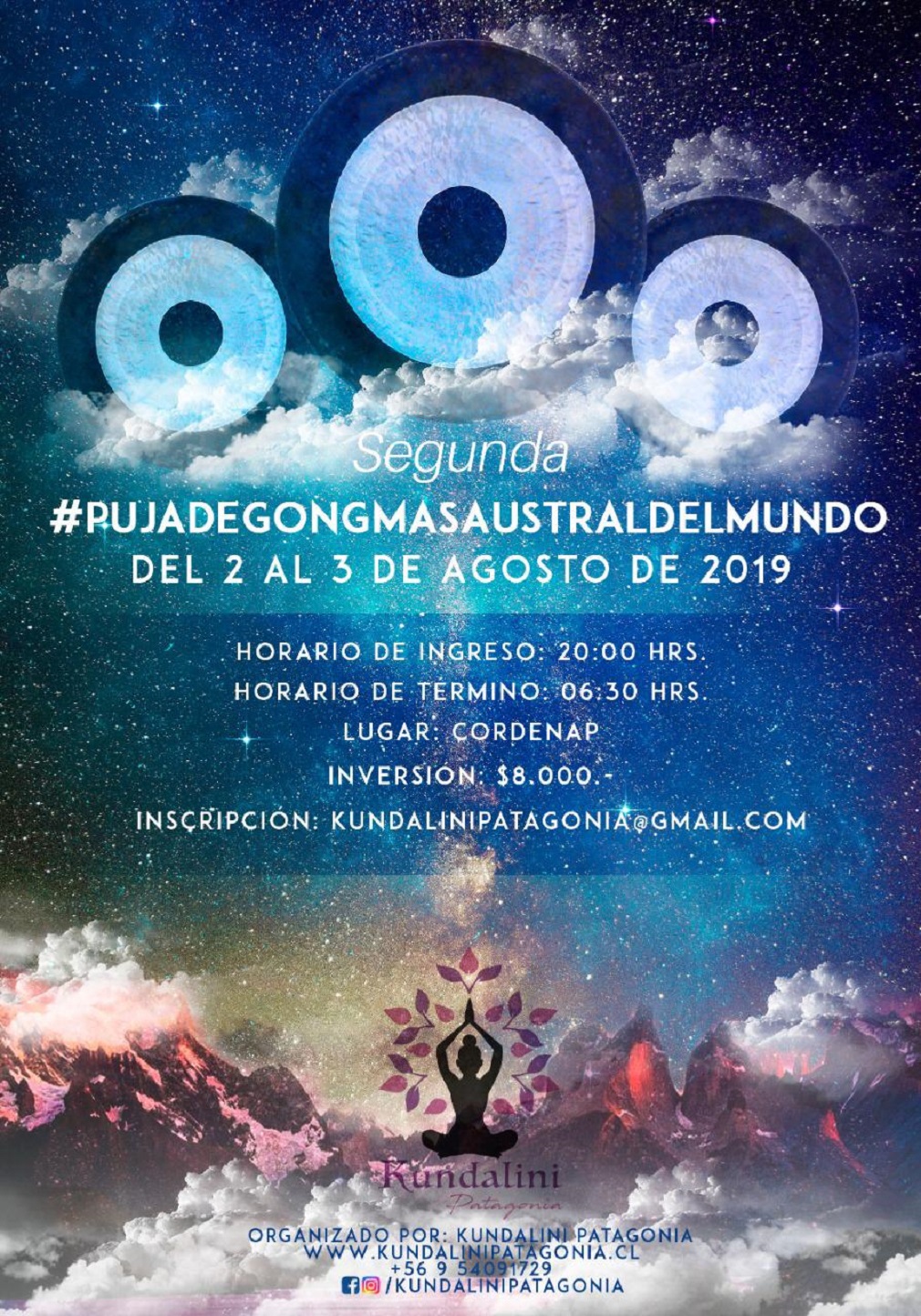 En agosto de realizará en Punta Arenas la segunda edición de Puja de Gong