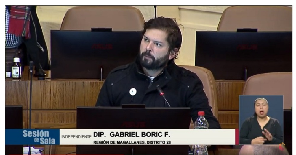 Diputado por Magallanes Gabriel Boric intervino hoy en la Cámara de Diputados sobre proyecto de carrera funcionaria de Gendarmería