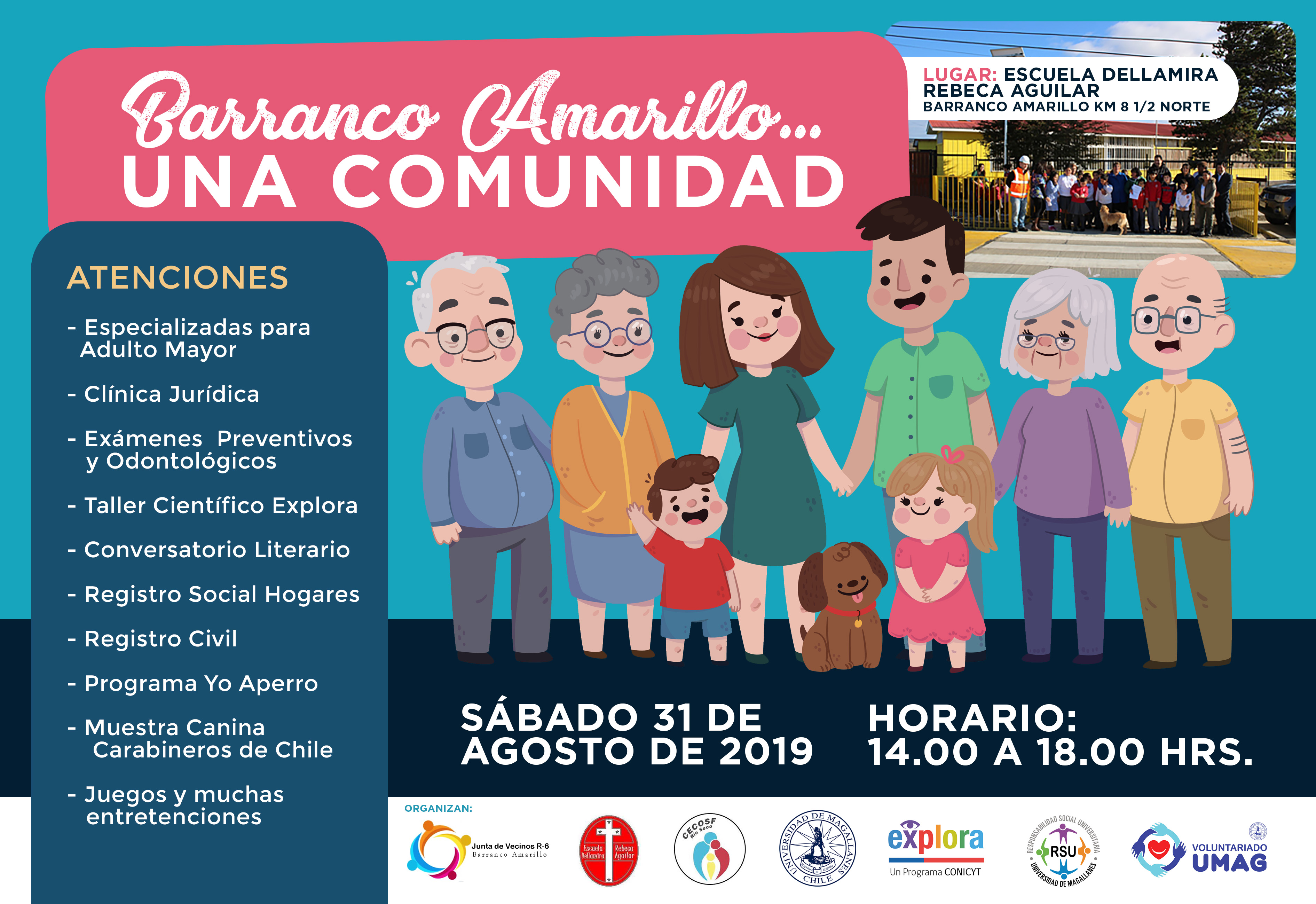 Feria de Salud y Servicios  «Barranco Amarillo una comunidad», se efectuará este sábado 31 de agosto