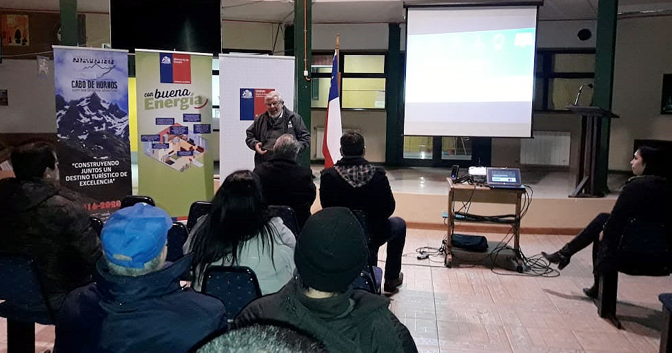 Programa “Con Buena Energía” aterrizó en Puerto Williams, la ciudad más austral de Chile