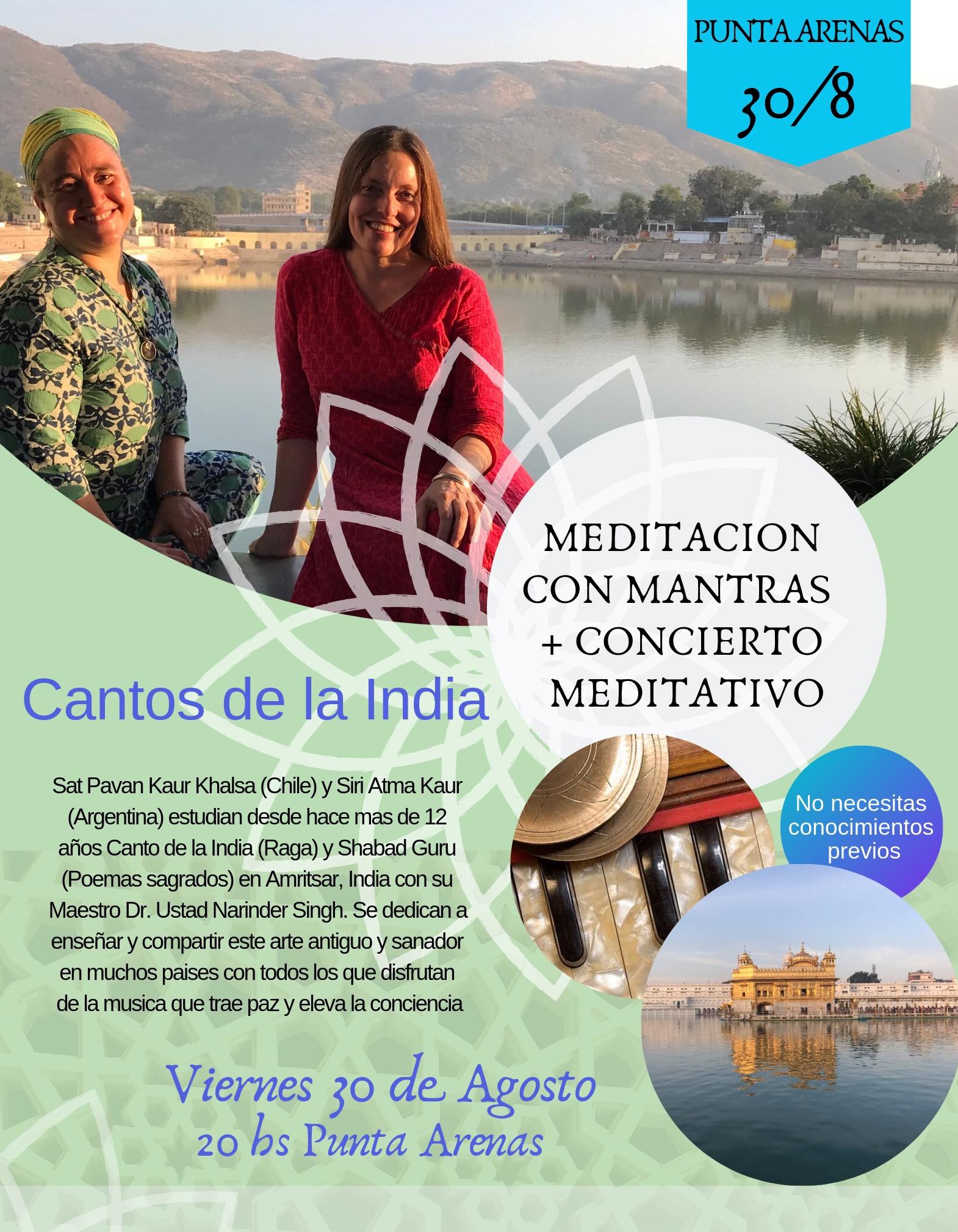 Concierto de Mantras: desde la India a Punta Arenas