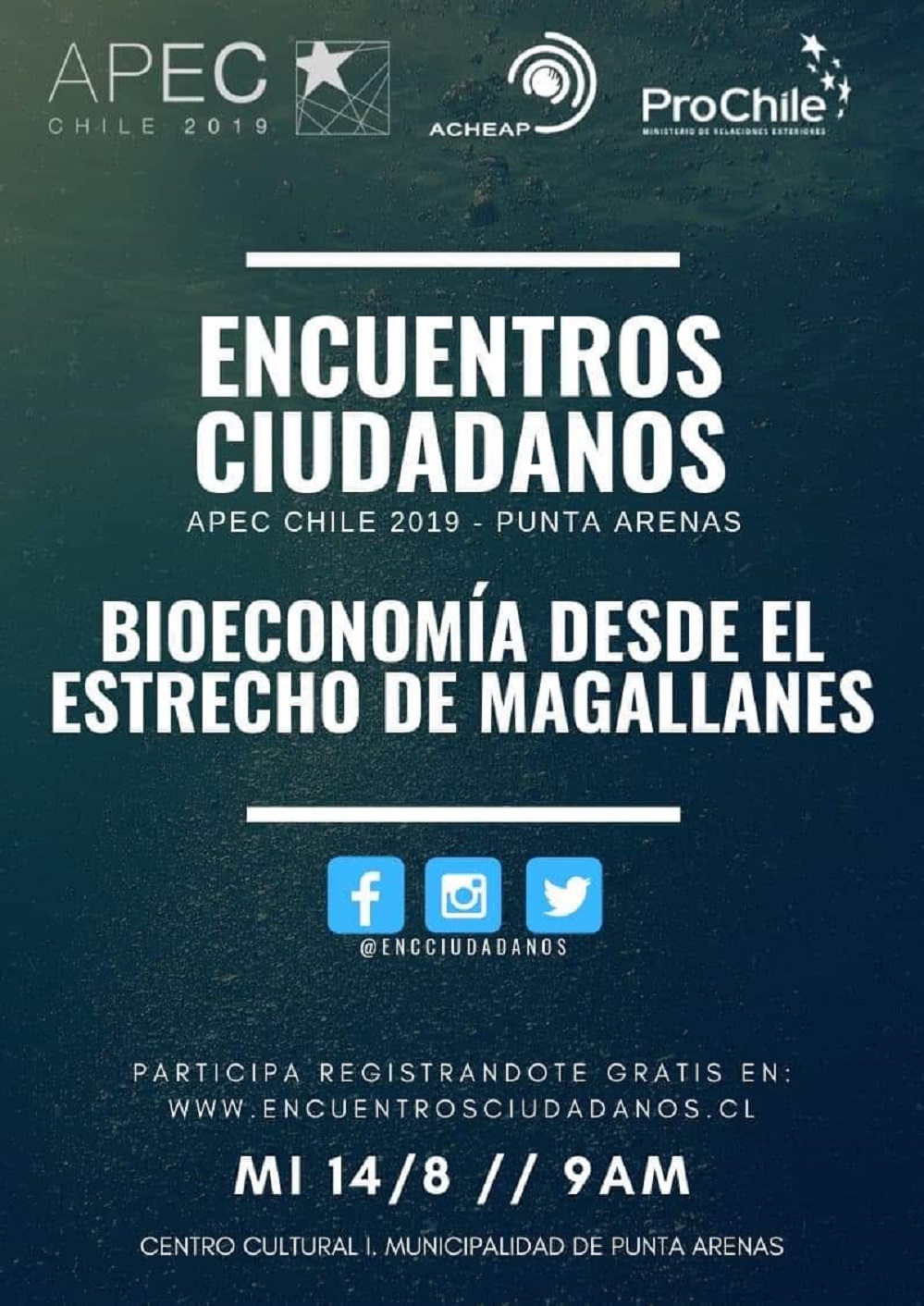 Encuentros ciudadanos en el marco del APEC 2019 en Magallanes