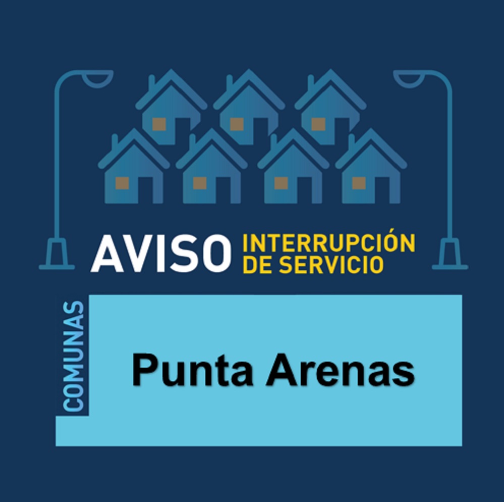 Malla de media tensión cortada deja a 3.567 clientes sin suministro eléctrico en Punta Arenas.