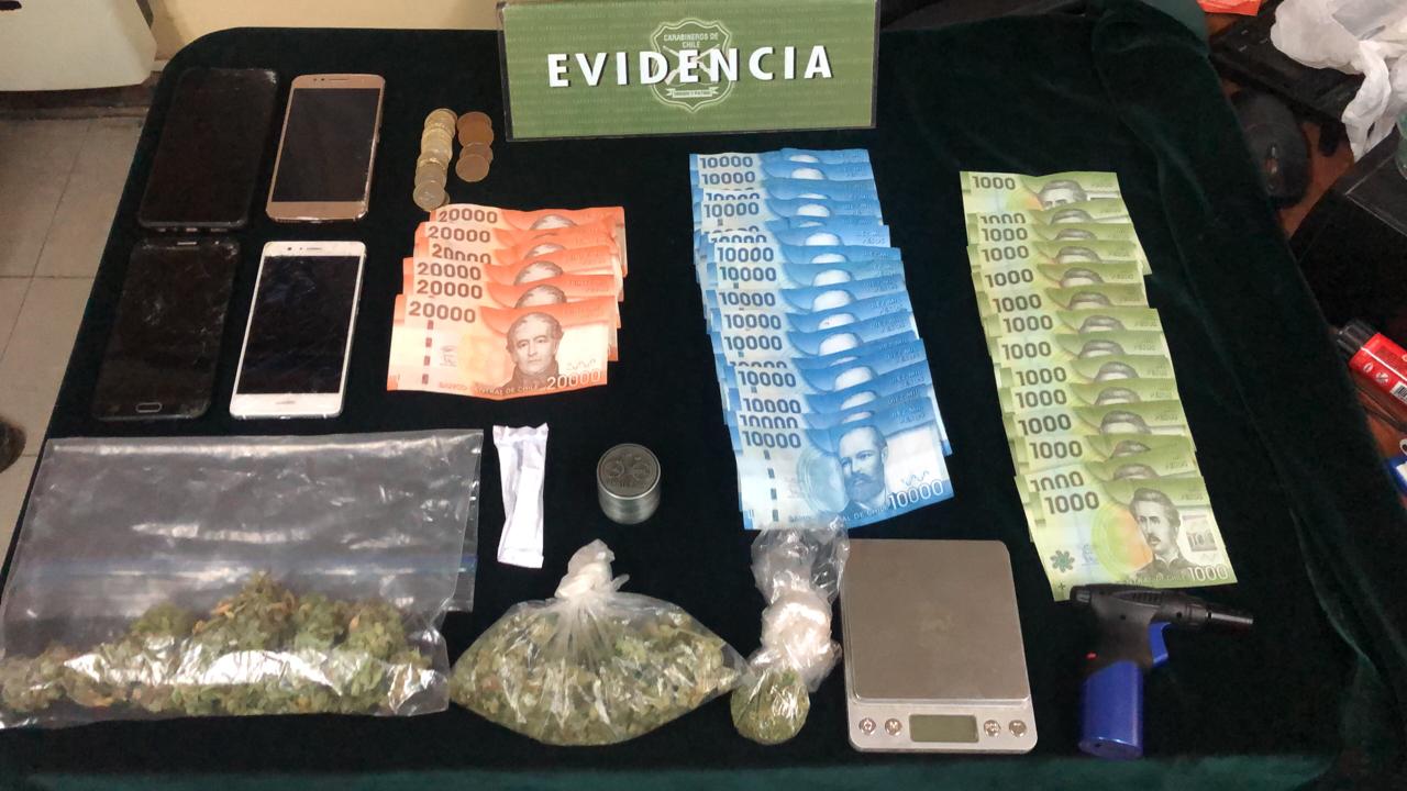 Dos detenidos por microtráfico de cannabis sativa en Punta Arenas