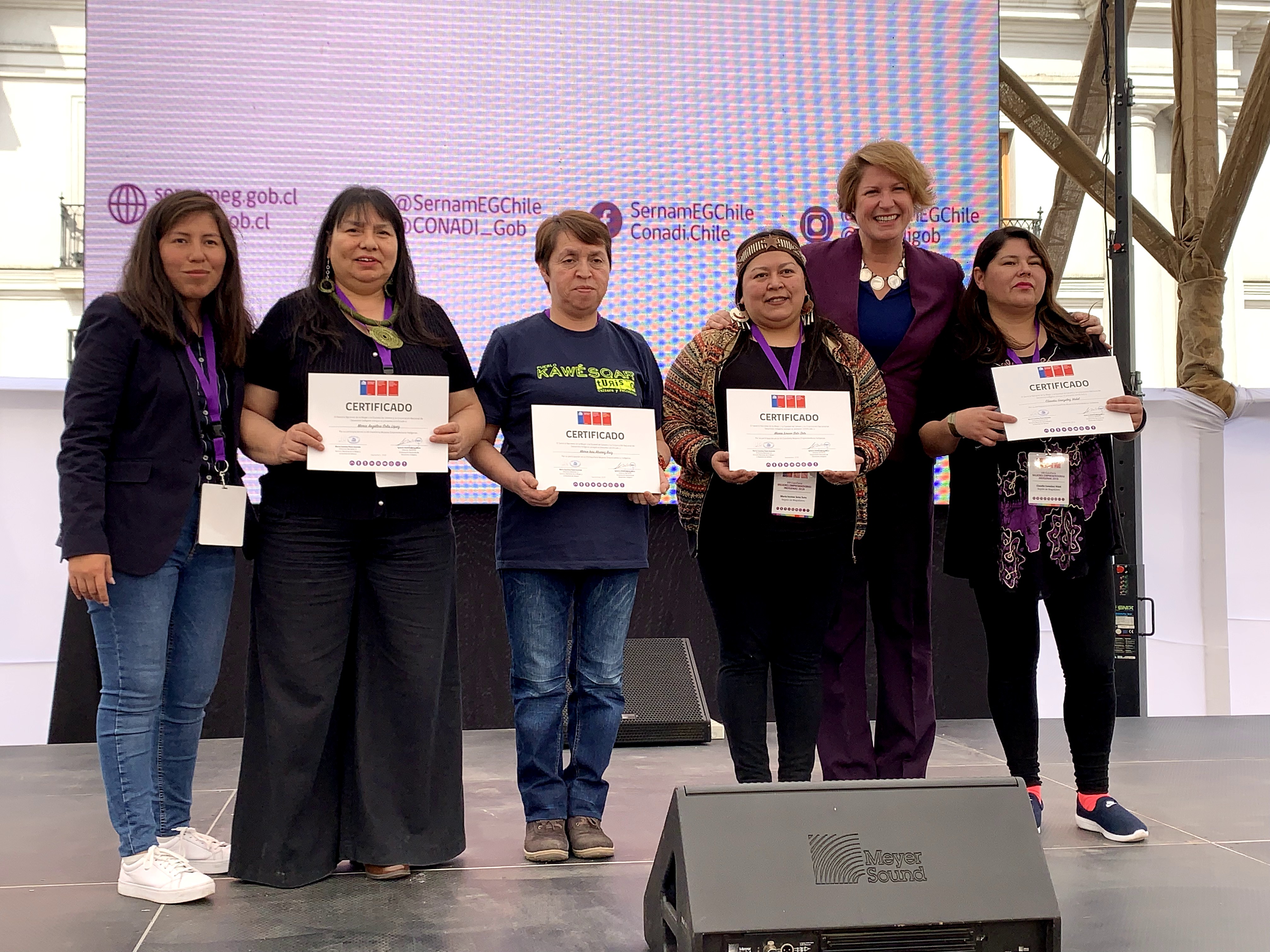 Emprendedoras de la Región de Magallanes participan en la 8° versión de la ExpoFeria Mujeres Emprendedoras Indígenas organizada por SernamEG y CONADI