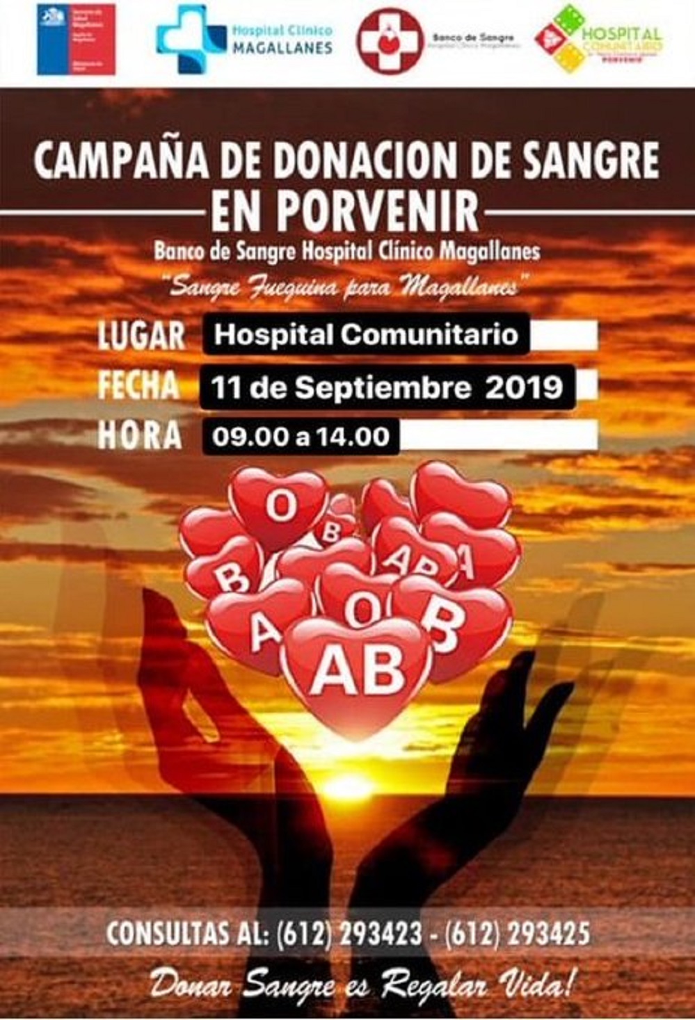 Hospital de Porvenir desarrolla campaña de donación de sangre