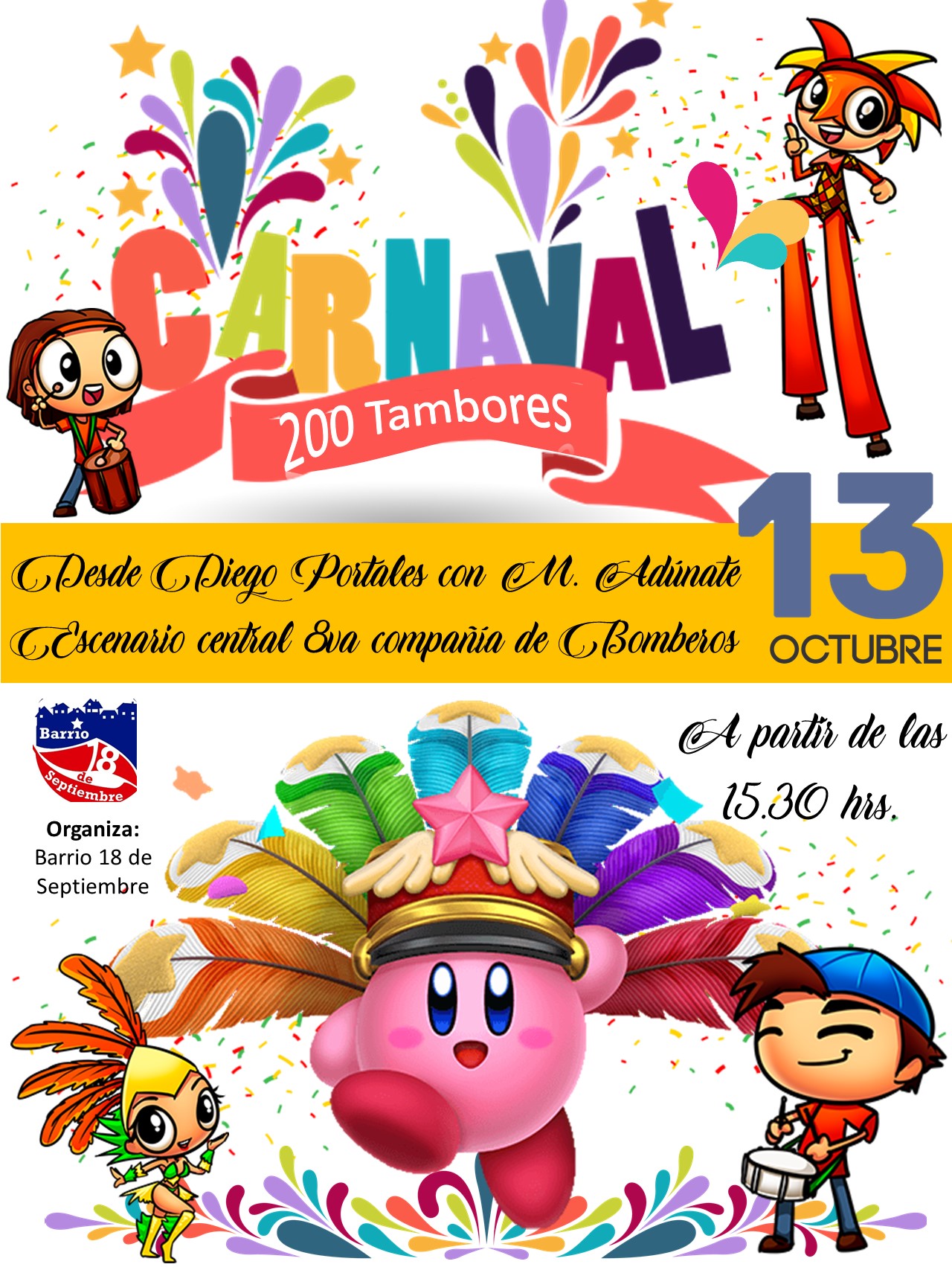 Barrio 18 de Septiembre de Punta Arenas cumple 63 años de su fundación con un carnaval