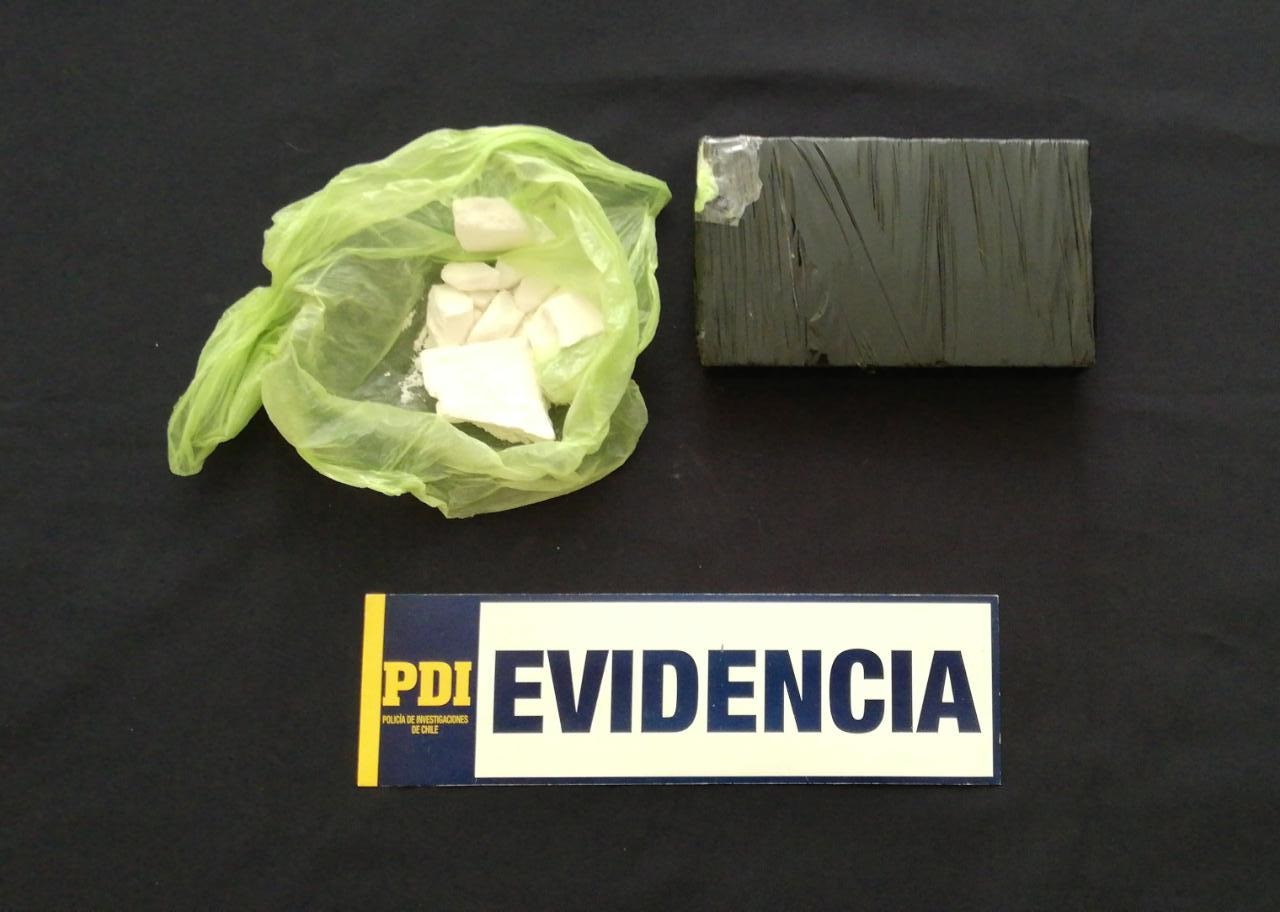 PDI Punta Arenas investiga hallazgo de clorhidrato de cocaína