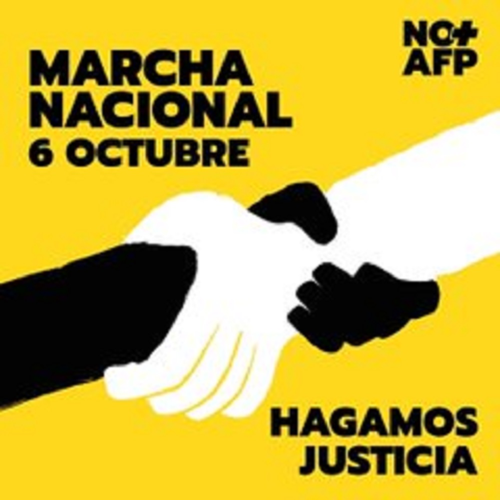 Este domingo  6 de octubre convocan a manifestación contra las AFP