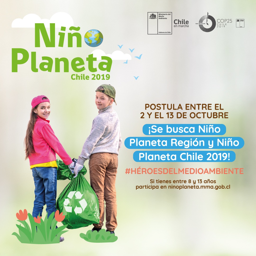 Hasta el domingo se reciben postulaciones para elegir al Niño Planeta Magallanes 2019: todos los niños entre 8 y 13 años pueden participar de la convocatoria, que busca reconocer iniciativas innovadoras e inspiradoras