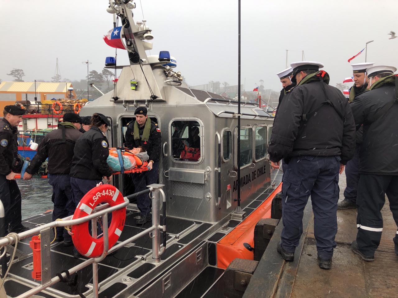 Se realizó evacuación médica marítima de un pasajero del crucero «Stella Australis» desde Cabo de Hornos