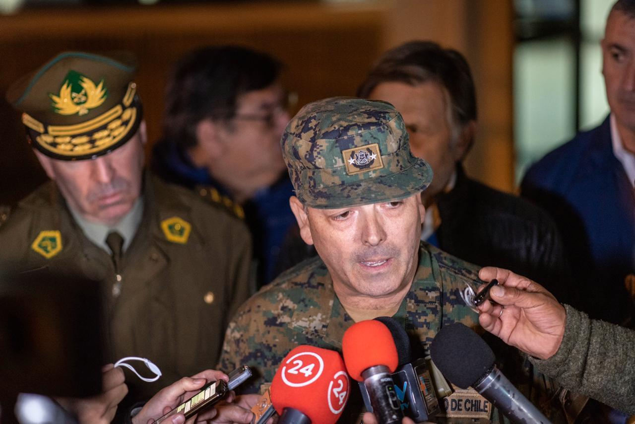 El General Jorge Peña Núñez asume como Jefe de Seguridad, tras declaración de Estado de Emergencia para la comuna de Punta Arenas
