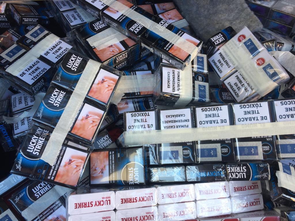 Descubren contrabando de cigarrillos en paso fronterizo de San Sebastián, Tierra del Fuego, por un monto de equivalente a $ 570.450