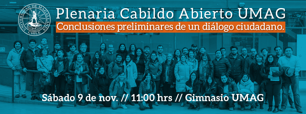 Convocan a Plenaria ciudadana para presentar conclusiones preliminares de Cabildo Abierto UMAG