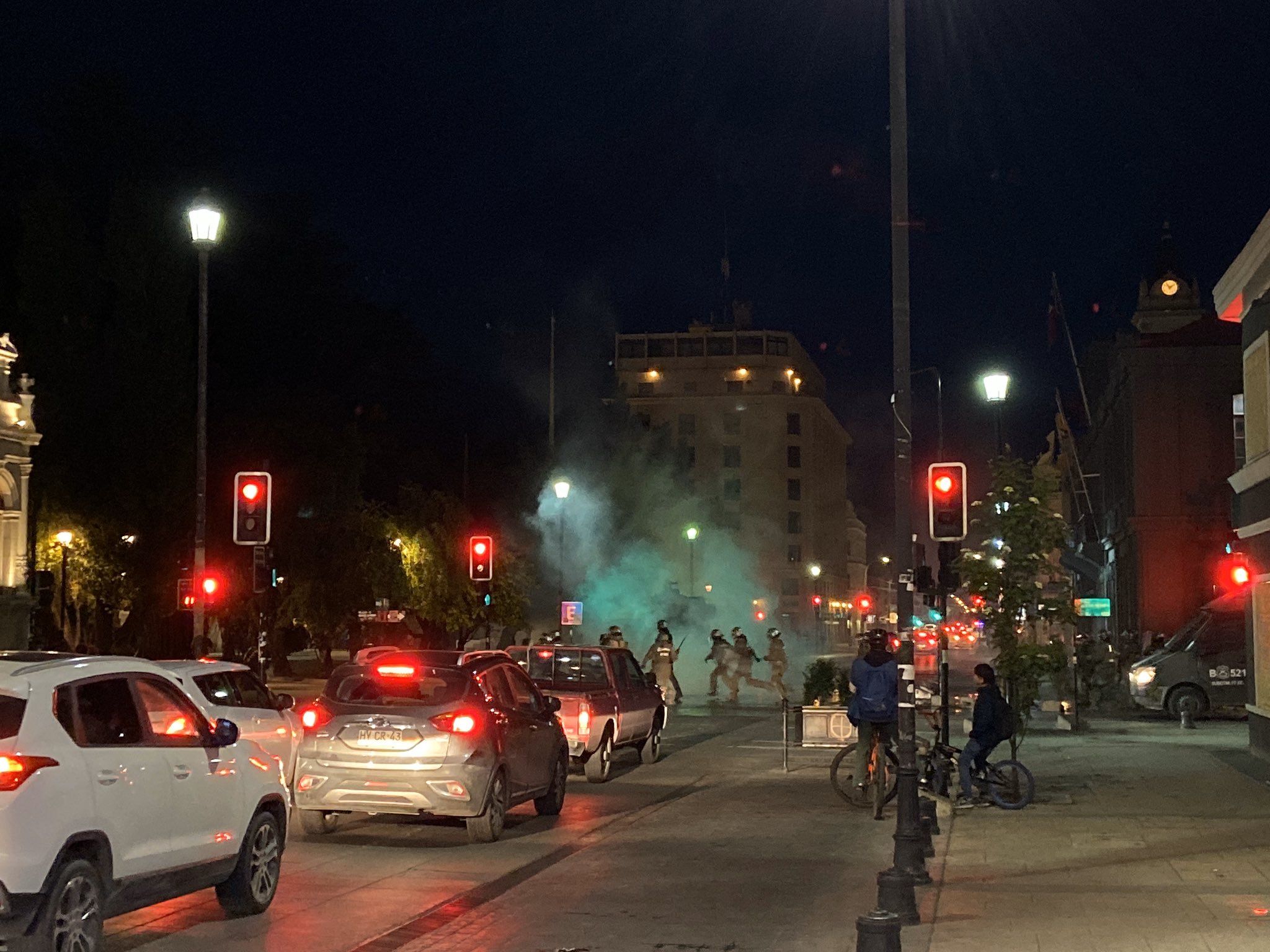 Incidentes menores anoche en el centro de Punta Arenas