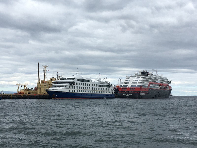 Empresa Portuaria Austral atendió simultáneamente cinco cruceros en sus muelles de Punta Arenas