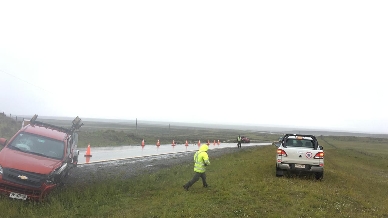 Accidente vehicular en kilómetro 40 Norte dejó 7 personas lesionadas