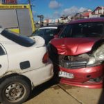 Choque múltiple se produjo esta mañana en el sector Fitz Roy de Punta Arenas