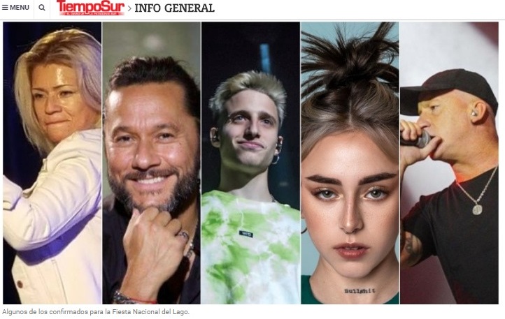 La Fiesta Nacional del Lago en Calafate, se efectuará del 14 al 22 de febrero