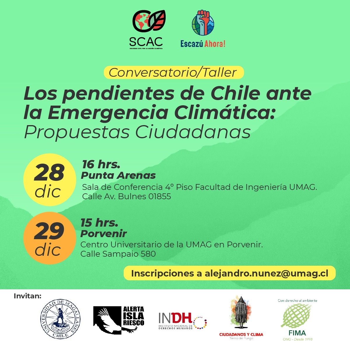 La región de Magallanes se prepara para el 2020 dialogando sobre Medio Ambiente