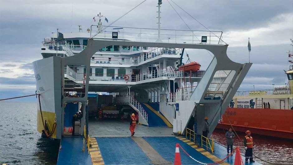 Suspenden los cruces entre Tierra del Fuego y el continente debido a malas condiciones climáticas