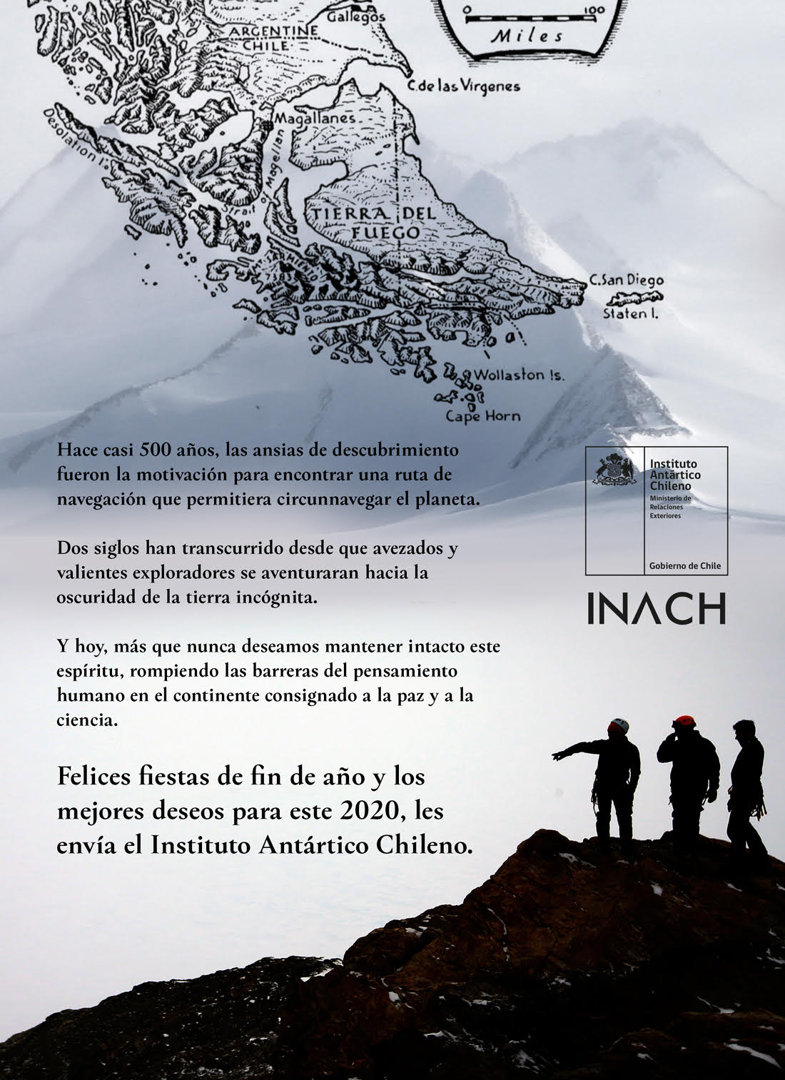 Saludo de Navidad del Instituto Antártico Chileno