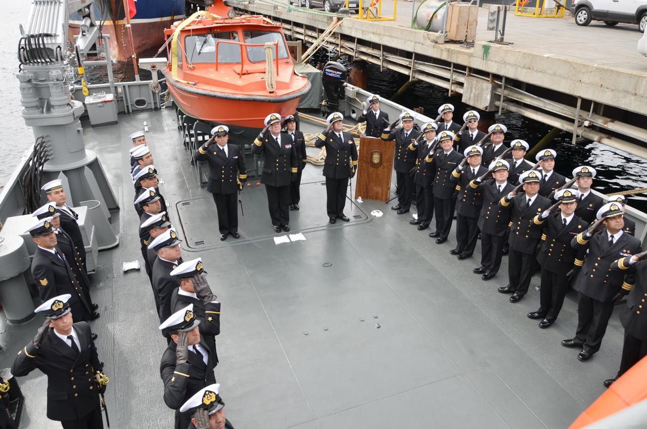 Cambio de mando en el buque PSH Cabrales de la III Zona Naval: 2019 fue el año con más millas navegadas desde su arribo a Magallanes