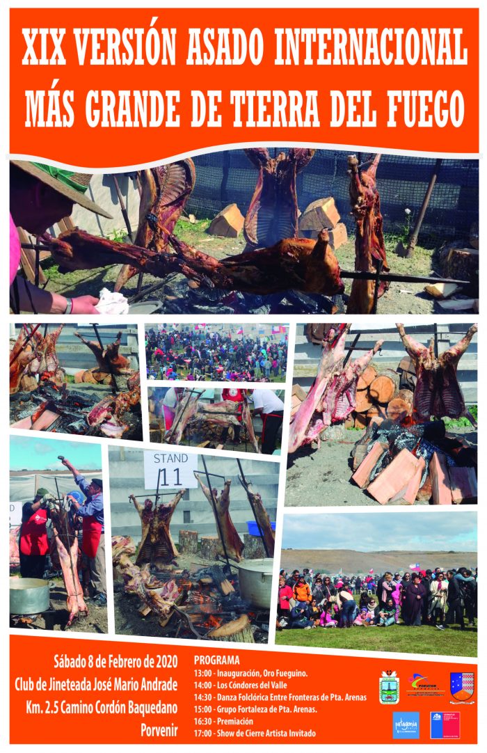 El Asado más Grande de Tierra del Fuego se realizará en Porvenir el próximo sábado 8 de febrero