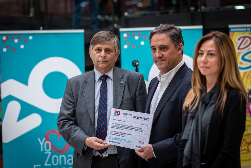 Sociedad Rentas Inmobiliarias entregó al gobierno regional, aporte anual que le corresponde cancelar por concesión de la Zona Franca de Punta Arenas