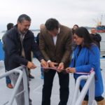 Inauguran nuevo pontón de salmonicultura: operará en la entrada occidental del estrecho de Magallanes