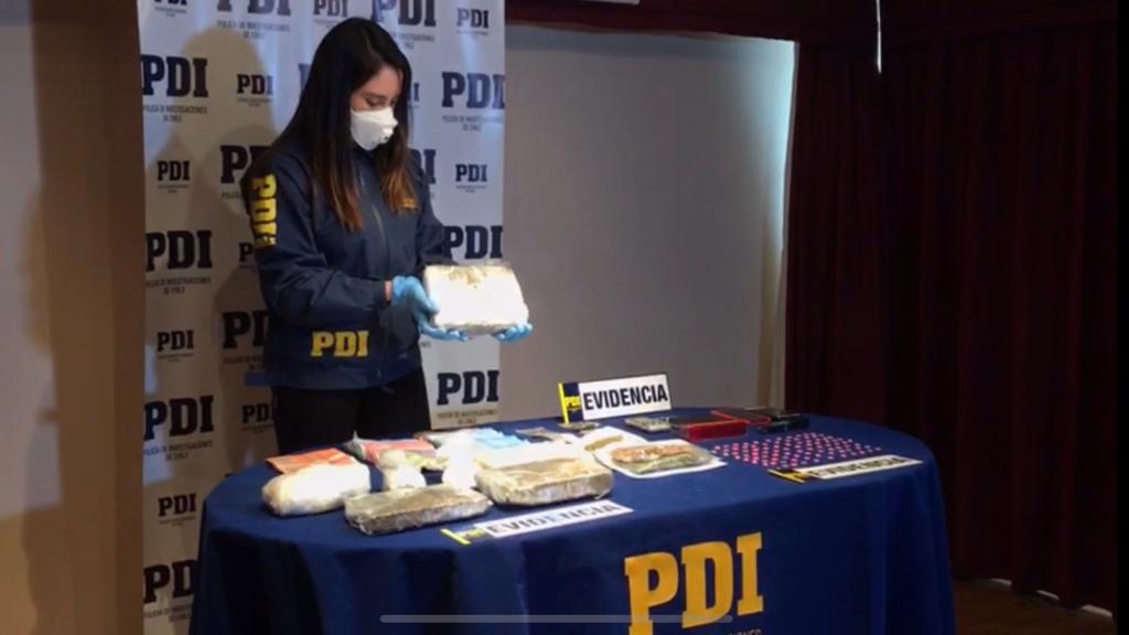Golpe al narcotráfico logró la PDI al incautar 6 kilos de droga y detener a 15 personas en Puerto Natales