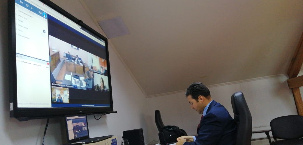 Se realiza en Punta Arenas la primera causa mediante videoconferencia en Tribunales de Justicia