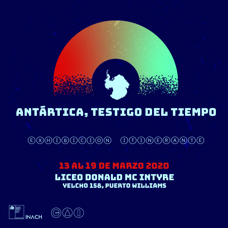 INACH lleva exhibición itinerante «Antártica, testigo del tiempo» a Puerto Williams ﻿
