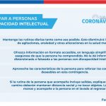 SENADIS sugiere recomendaciones para personas con discapacidad intelectual en contexto de crisis coronavirus
