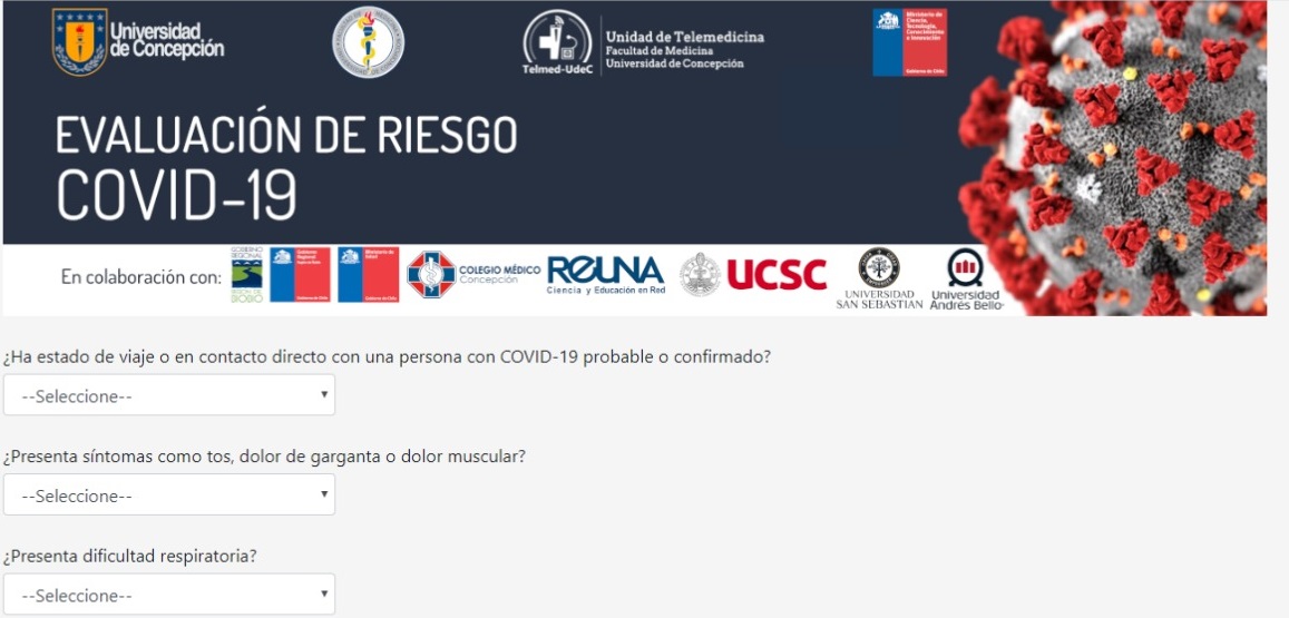 Universidad de Concepción difunde un procedimiento de evaluación de riesgo de COVID 19