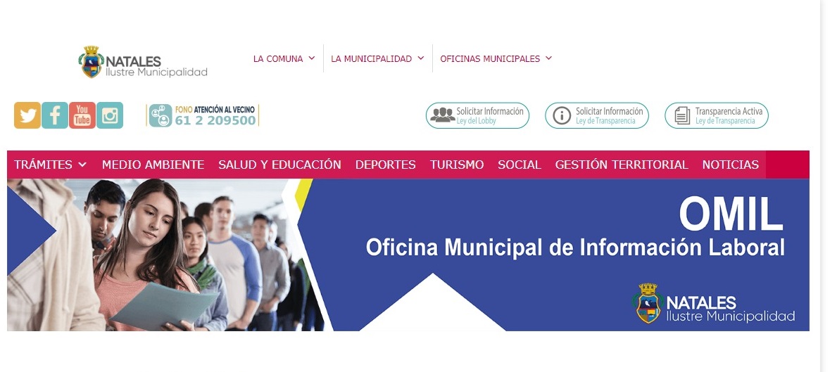 Oficina OMIL de la Municipalidad de Puerto Natales tiene ofertas de trabajo