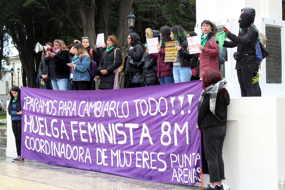 Coordinadora Feminista de Punta Arenas frente al 8 de Marzo