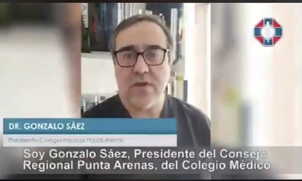 Presidente del Colegio Médico, dr. Gonzalo Sáez, plantea su preocupación por inminente falta de equipamiento hospitalario ante epidemia de Covid19